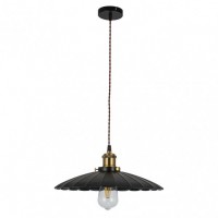 Distribuidor - Lâmpadas Diversas | Colgantes Rustica | COLGANTE GARZA 1XE27 NEGRO ORO REGX40,5X40,5 CM Ref: 132391109